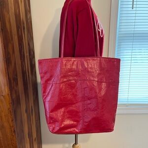 Latico Vibrant Red XL Tote Bag